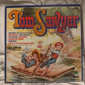 Tom Sawyer - Peter Pan Vinyl - Colorful Illustrated Cover